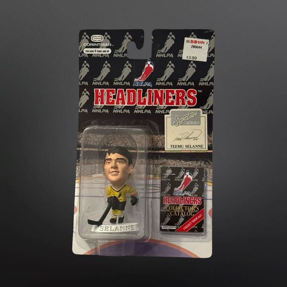 1997 Corinthian NHL Signature Series Teemu Selanne Figure Sealed On Card - Picture 1 of 4